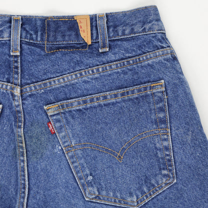 Levi's Vintage Blue Denim Cut Off Shorts Medium 23 cm Inseam Cotton Denim