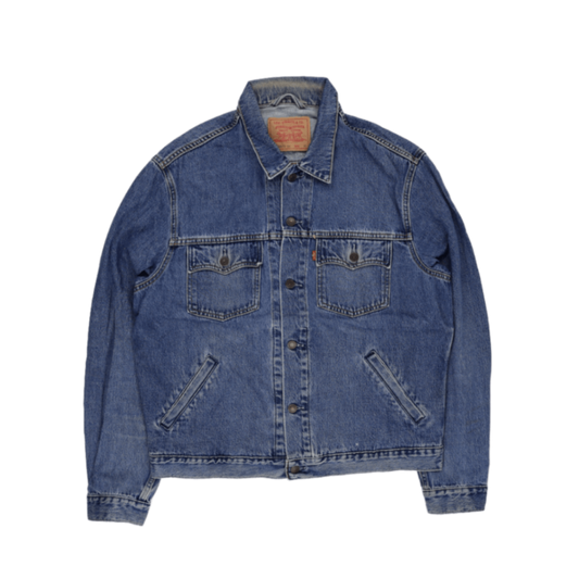 Levi's Vintage Blue Denim Trucker Jacket XL Cotton