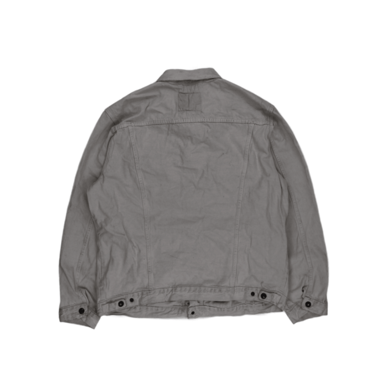 Levi's Vintage XXL Stone Grey Cotton Denim Trucker Jacket for Men
