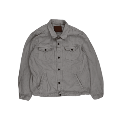 Levi's Vintage XXL Stone Grey Cotton Denim Trucker Jacket for Men