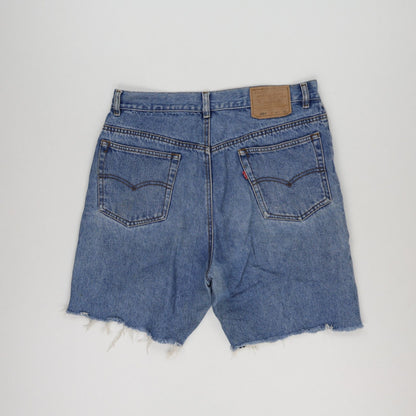 Levi's 501 Vintage Denim Shorts Blue W34 L32 Cotton Denim