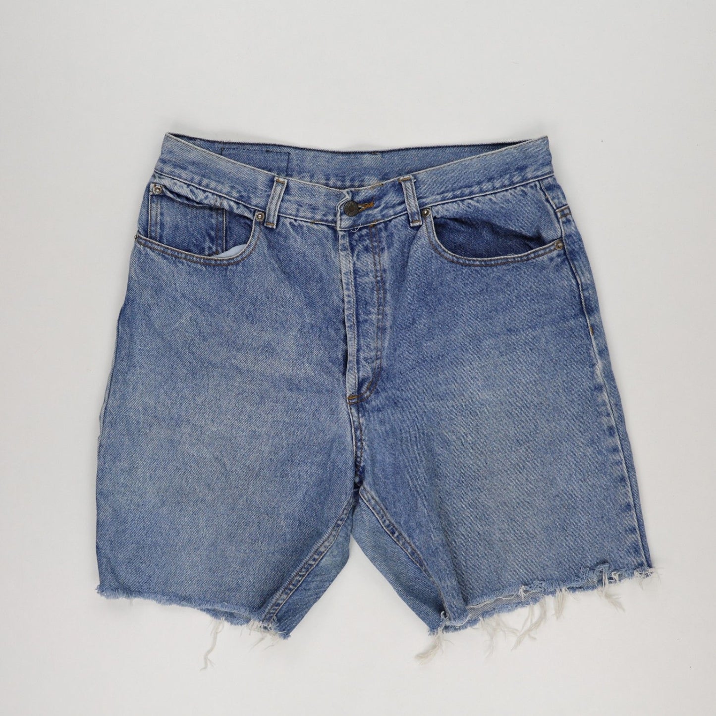 Levi's 501 Vintage Denim Shorts Blue W34 L32 Cotton Denim
