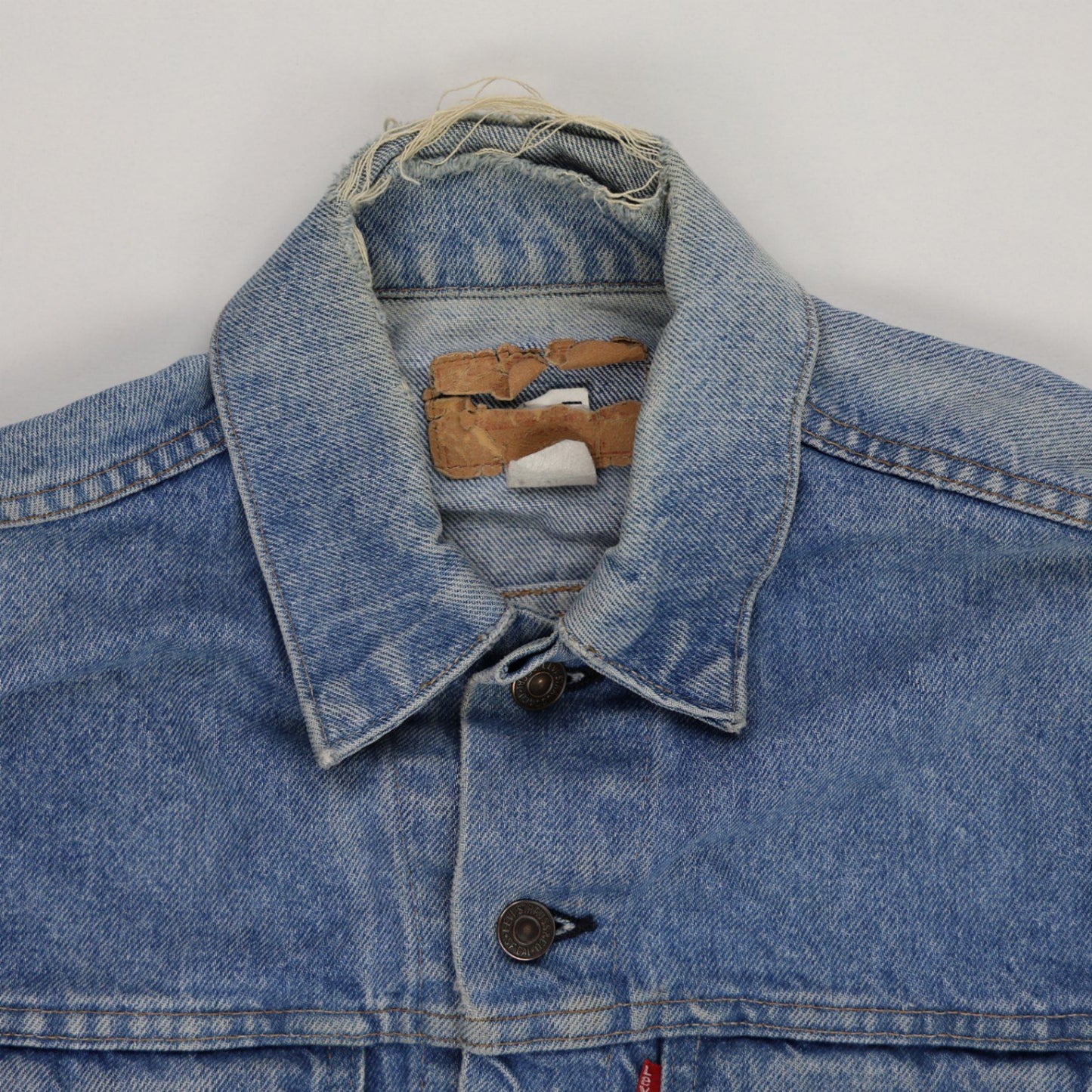 Levi's Vintage Blue Denim Trucker Jacket Size L Cotton
