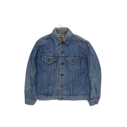 Levi's Vintage Blue Denim Trucker Jacket Size L Cotton