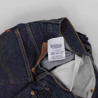 Levi's 501 Distressed Denim Shorts Blue W31 L32 Cotton Vintage