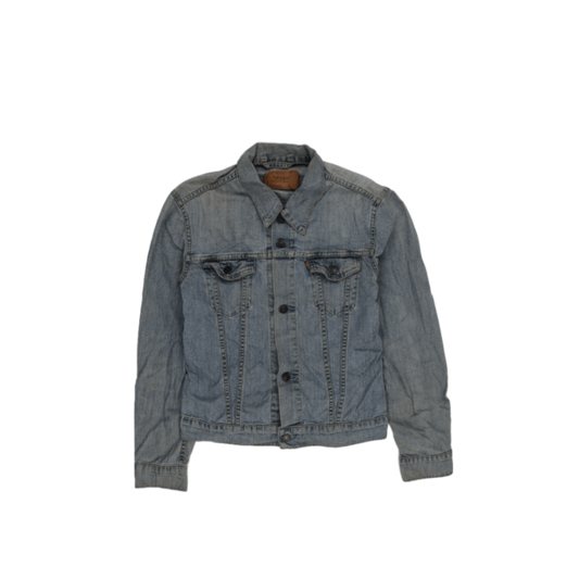 Levi's Vintage Denim Trucker Jacket Light Blue Women's Size S Cotton