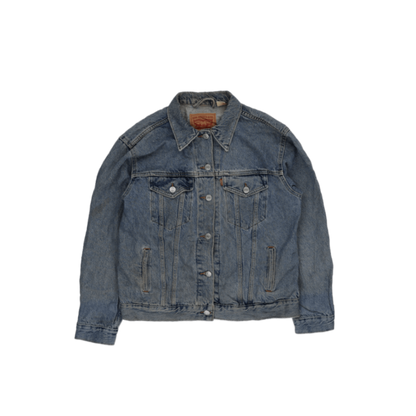 Levi's Men's Blue Denim Trucker Jacket Size Medium Vintage Cotton
