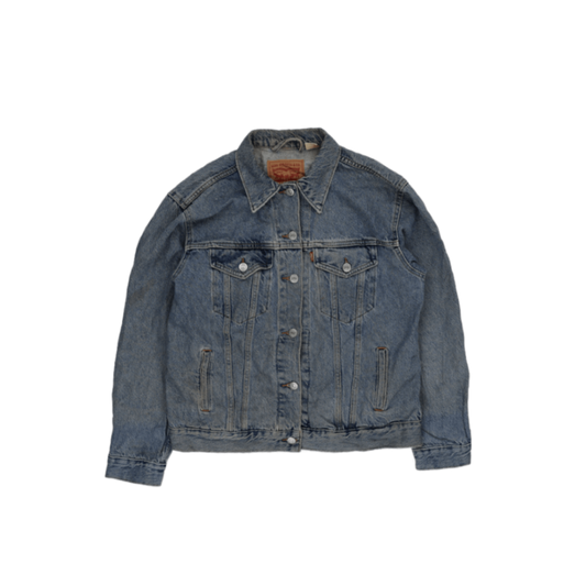 Levi's Men's Blue Denim Trucker Jacket Size Medium Vintage Cotton