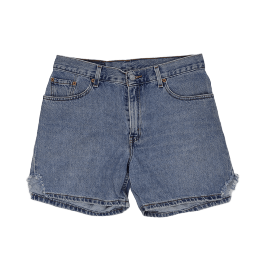 Levi's Vintage High Waist Denim Shorts Blue Size 10 Cotton 7 Inch Inseam