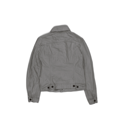 Levi's White Denim Trucker Jacket Size M Vintage Cotton