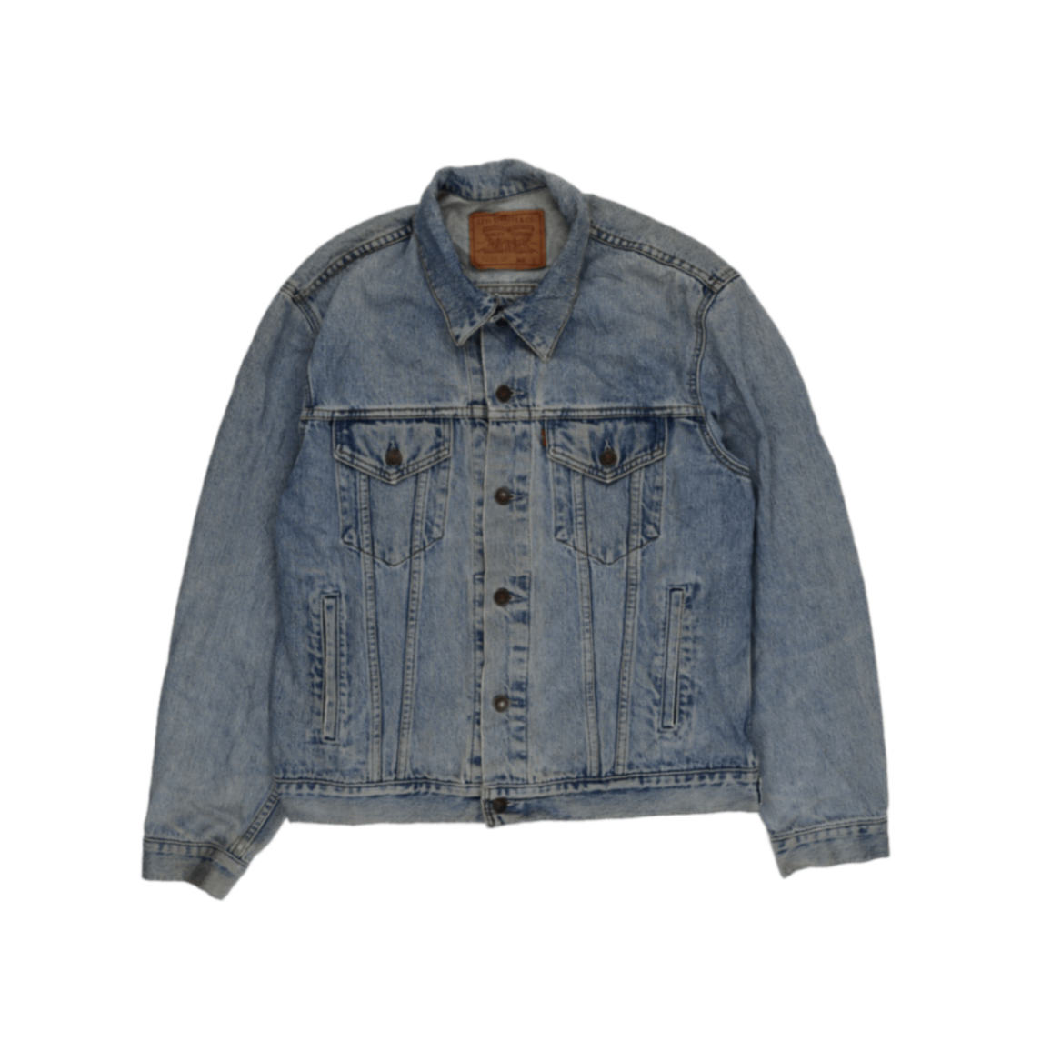 Levi's 70503 Denim Trucker Jacket Light Blue Large Cotton Vintage