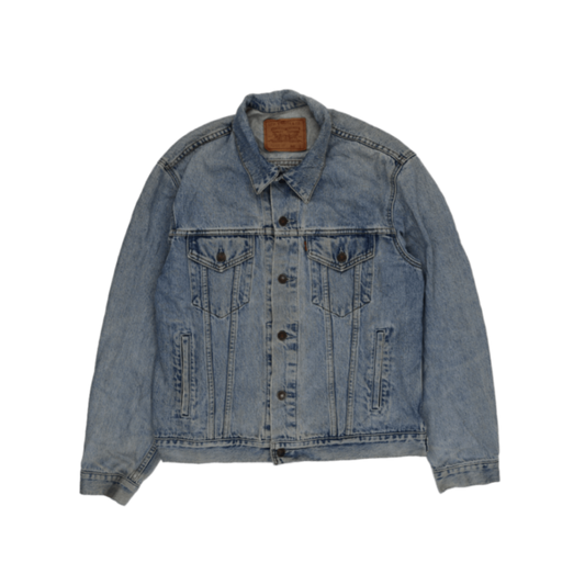 Levi's 70503 Denim Trucker Jacket Light Blue Large Cotton Vintage
