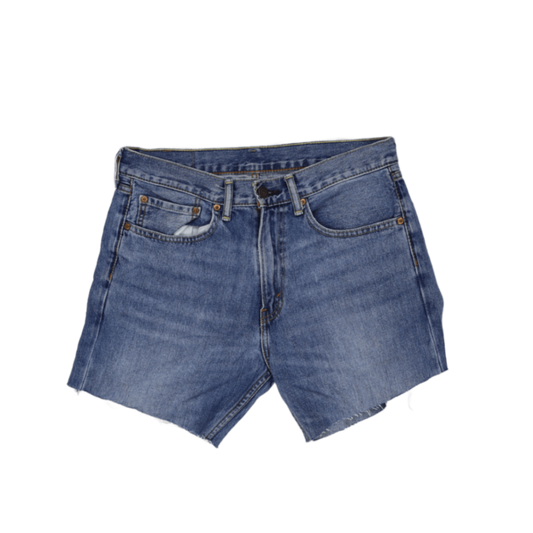 Levi's 505 Vintage Blue Denim Shorts W31 Cotton Cut-Offs