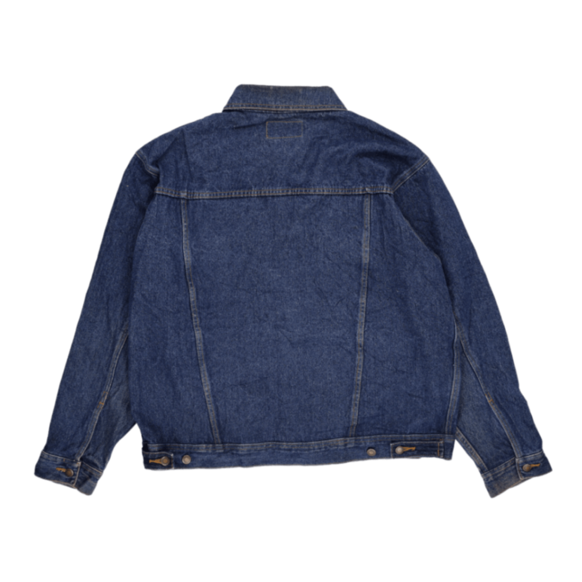 Wrangler Vintage Denim Trucker Jacket Blue XL 100% Cotton Men's Clothing