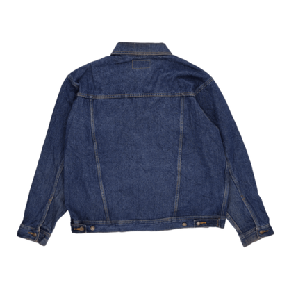 Wrangler Vintage Denim Trucker Jacket Blue XL 100% Cotton Men's Clothing