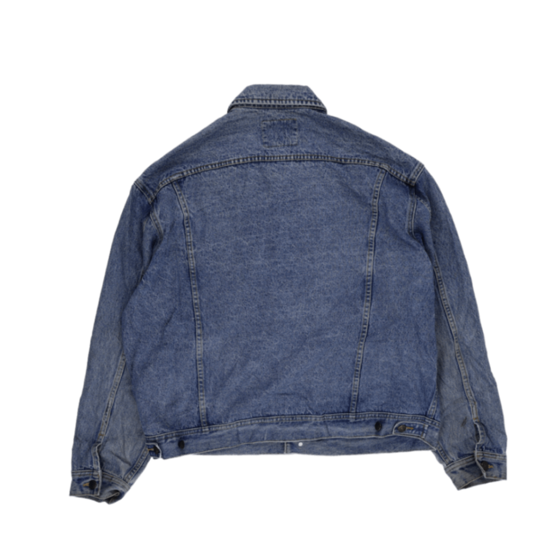 Lee Vintage Denim Jacket Blue XL 100 Percent Cotton Collared