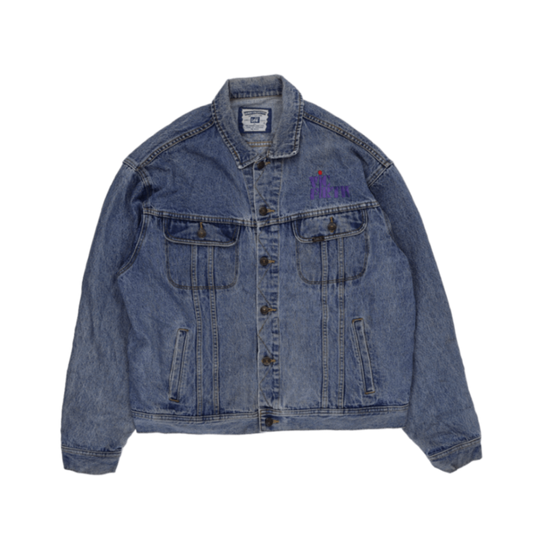 Lee Vintage Denim Jacket Blue XL 100 Percent Cotton Collared