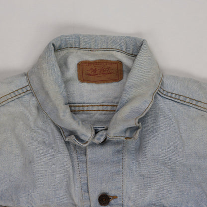 Levi's Vintage Light Blue Denim Trucker Jacket Men's Size M Cotton