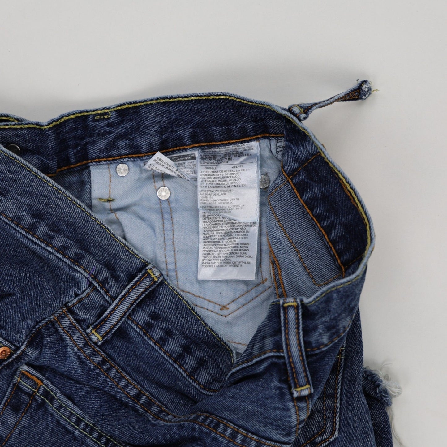Levi's 550 Vintage Denim Shorts Blue W30 Cotton Preloved