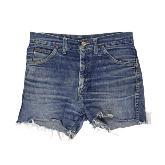 Lee Vintage Blue Cut-Off Denim Shorts Size 30 100 Percent Cotton Womens