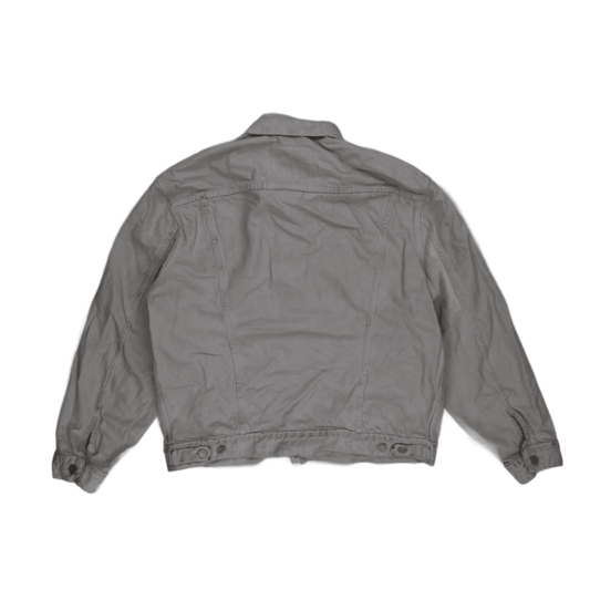 Levi's Strauss & Co Vintage White Denim Trucker Jacket Size Large Cotton
