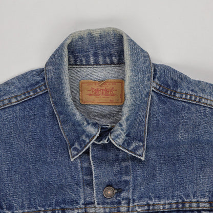 Levi's Vintage Blue Denim Trucker Jacket Size 36 Medium Cotton