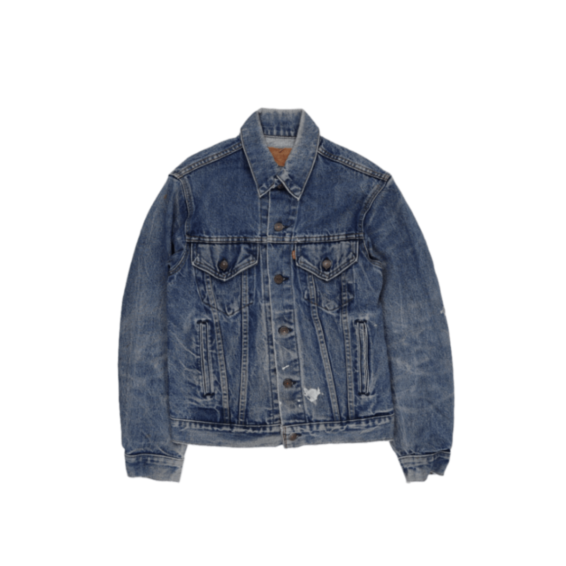 Levi's Vintage Blue Denim Trucker Jacket Size 36 Medium Cotton