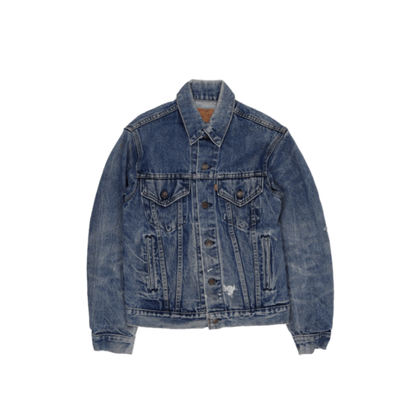 Levi's Vintage Blue Denim Trucker Jacket Size 36 Medium Cotton