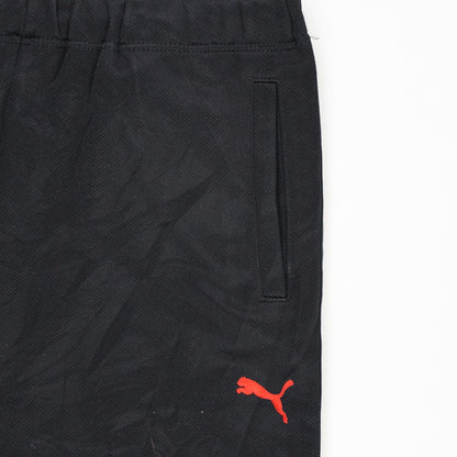 PUMA Boys Track Pants Black 160 Polyester Vintage 13-14 Years