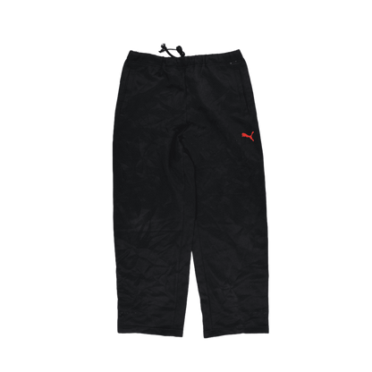PUMA Boys Track Pants Black 160 Polyester Vintage 13-14 Years