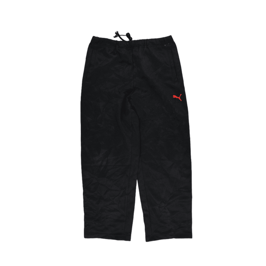 PUMA Boys Track Pants Black 160 Polyester Vintage 13-14 Years