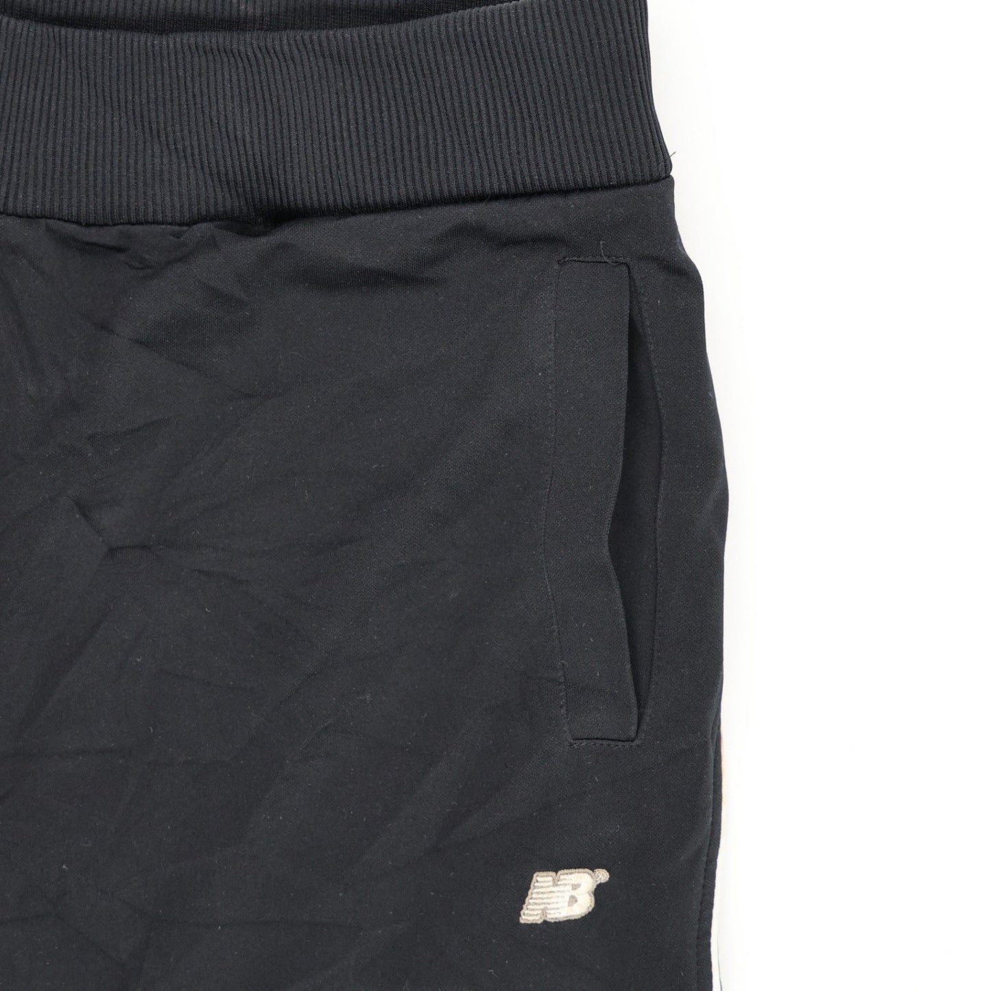 New Balance Black Track Joggers Large Cotton Blend Men's Clothing