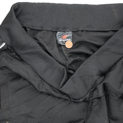 New Balance Black Track Joggers Large Cotton Blend Men's Clothing