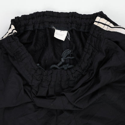 Nike Black Track Pants Medium Polyester Vintage Men's Trousers 74 cm Inseam 41 cm Waist Very Good Condition