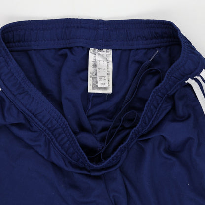 adidas Navy Blue Track Pants Large 76 cm Inseam 91 cm Waist Polyester