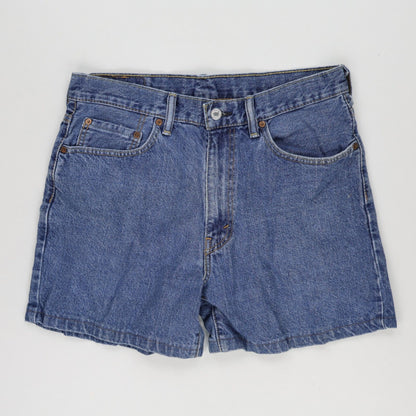 Levi's 550 Vintage Relaxed Fit Blue Denim Shorts W34 100 Cotton