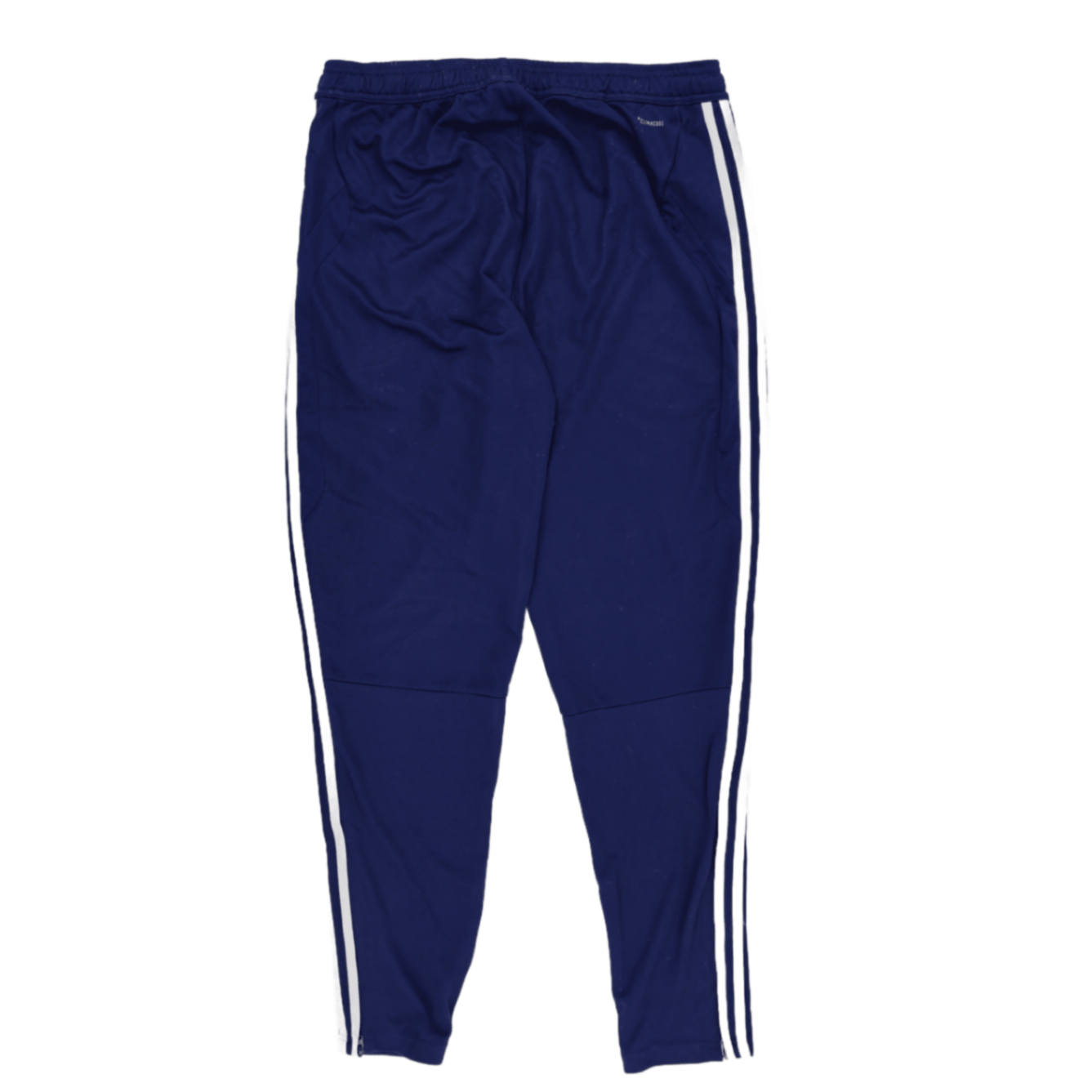adidas Navy Blue Track Pants Large 76 cm Inseam 91 cm Waist Polyester
