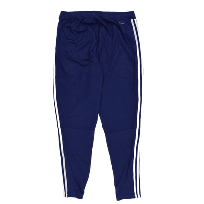 adidas Navy Blue Track Pants Large 76 cm Inseam 91 cm Waist Polyester