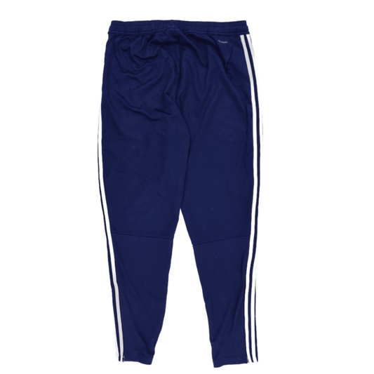 adidas Navy Blue Track Pants Large 76 cm Inseam 91 cm Waist Polyester
