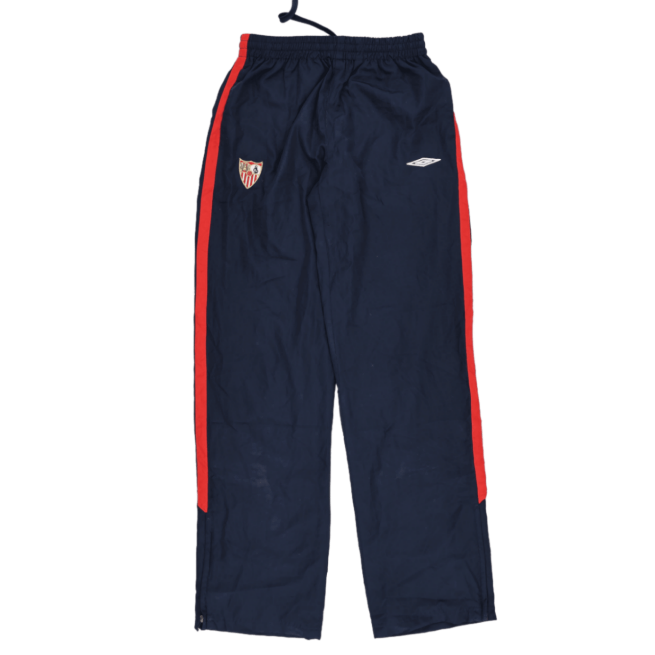 Umbro Sevilla FC Navy Track Pants Large Polyester Vintage Men's Trousers