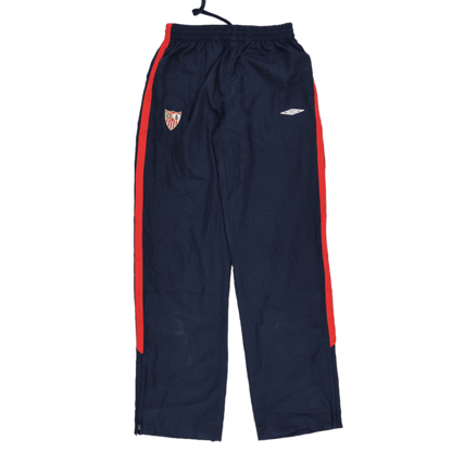 Umbro Sevilla FC Navy Track Pants Large Polyester Vintage Men's Trousers