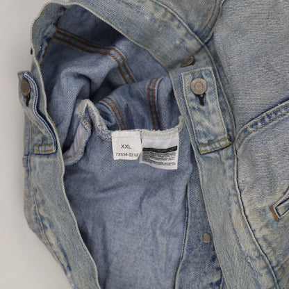 Levi's XXL Light Blue Cotton Denim Trucker Jacket Style 72334