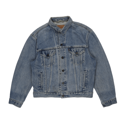 Levi's Vintage Denim Trucker Jacket Blue Size L Cotton