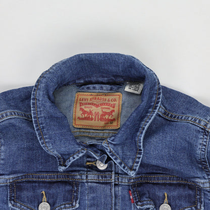 Levi's Vintage Blue Denim Trucker Jacket Size Medium Cotton Denim
