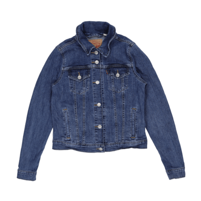 Levi's Vintage Blue Denim Trucker Jacket Size Medium Cotton Denim