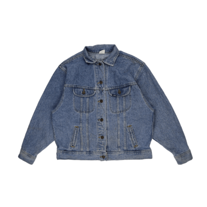 Lee Vintage Denim Jacket Blue Large Cotton Unisex