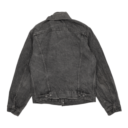 Levi's Black Vintage Denim Trucker Jacket Medium Cotton Collared