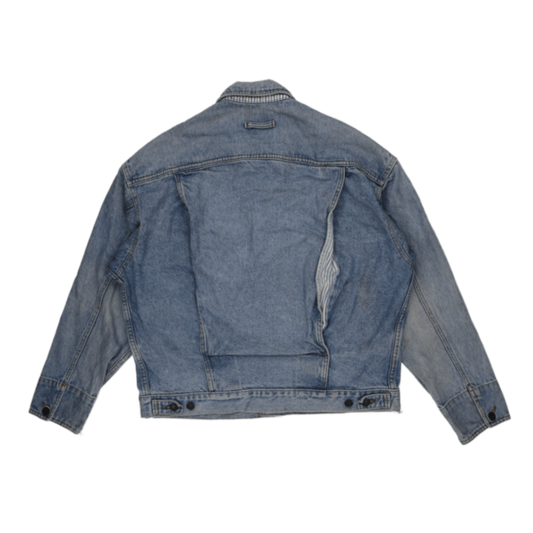 Levi Strauss & Co Vintage Blue Denim Jacket Men's Size L Cotton Collared