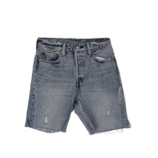 Levi's Vintage Blue Denim Shorts W30 Casual Cotton High Waisted Distressed