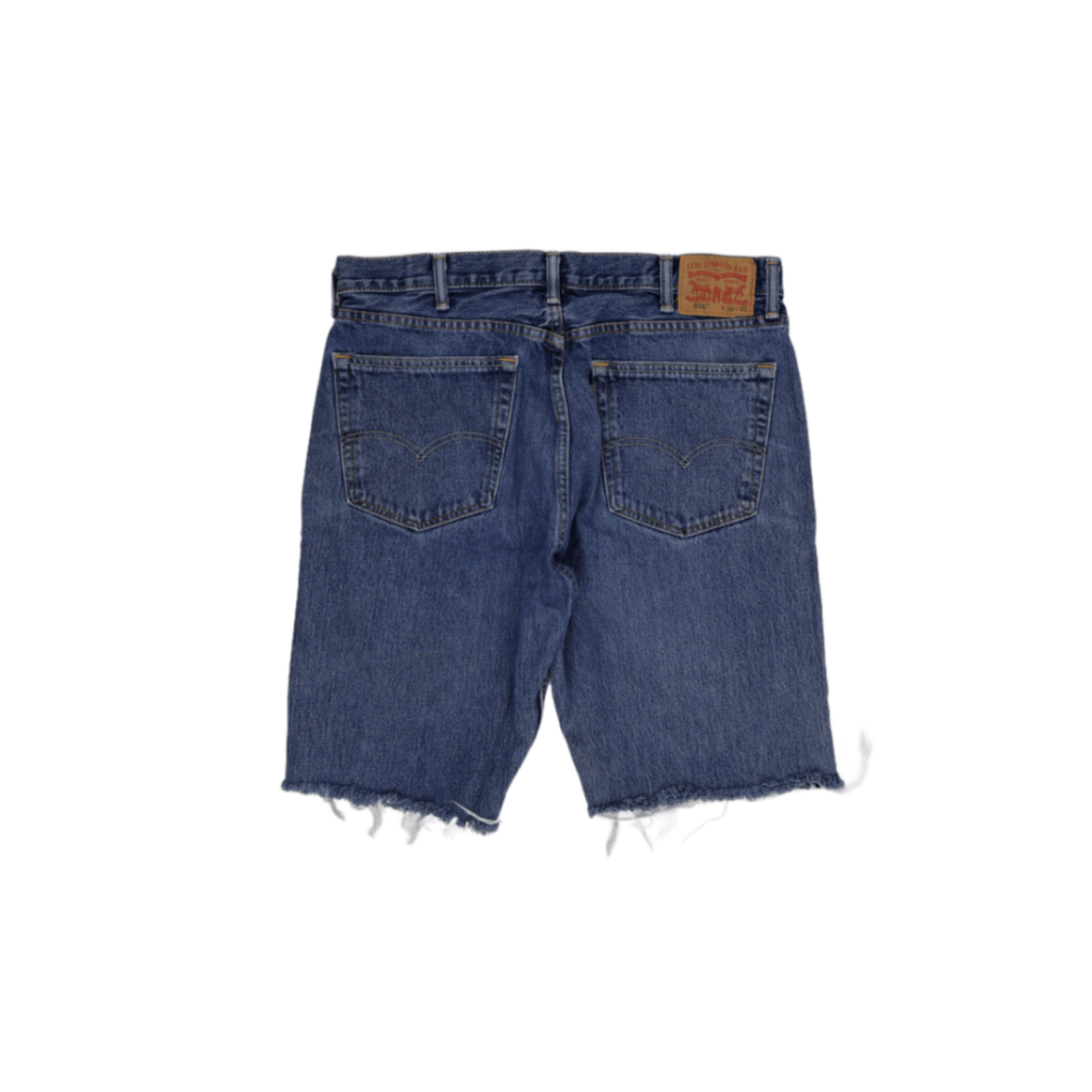 Levi's 505 Vintage Blue Denim Shorts for Men W38 L32 Cotton